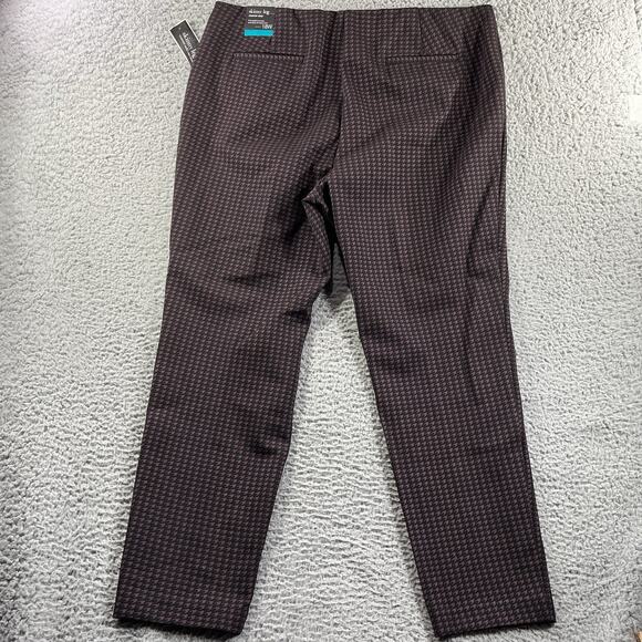 ALFANI PANTS WOMENS 18W PLUS RED BLACK SKINNY LEG COMFORT WAIST 40x29 NWT NEW - Picture 6 of 12